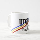 ユートピア: すべてはですちょうど"Perfekt " コーヒーマグカップ (正面左)