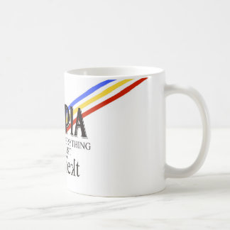 ユートピア: すべてはですちょうど"Perfekt " コーヒーマグカップ