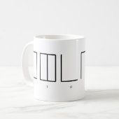 ユートピア コーヒーマグカップ (正面左)
