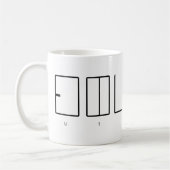 ユートピア コーヒーマグカップ (左)