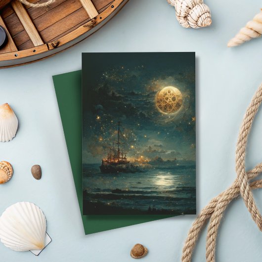 ユートピ飛んでいるアン・フルムーンの下のオランダ人