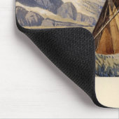 ユート族のインディアンのウィグワム、ソルト・レーク・シティ マウスパッド (コーナー)