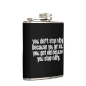 ユードライディングストップバイク引用文 フラスク (右)