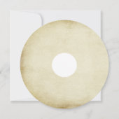 ユードーナツは、ドーナ恋しく思ツのパーティー、甘さを求めている 招待状 (裏面)