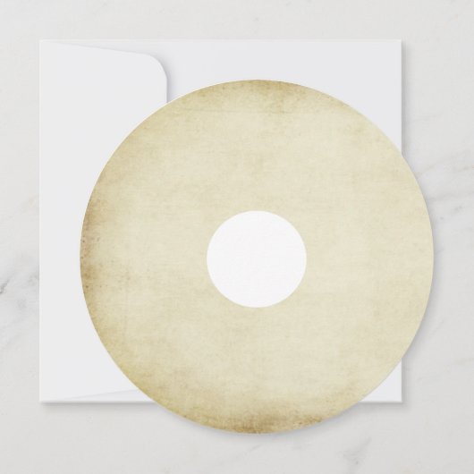 ユードーナツは、ドーナ恋しく思ツのパーティー、甘さを求めている 招待状 (裏面)