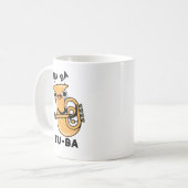 ユーバ楽しいチューバンジョーク コーヒーマグカップ (正面左)