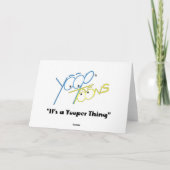 ユーパーエクストリームスポーツ！Outhouseジャンプグリーティングカード カード (裏面)