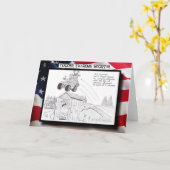 ユーパーエクストリームスポーツ！Outhouseジャンプグリーティングカード カード (黄色い花)