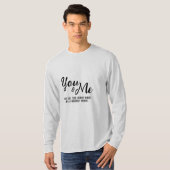 ユーパーソナライズされた&ミー長袖 Tシャツ (正面フル)