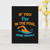 ユーピもしープールスイミングプール カード (黄色い花)