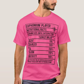 ユーフォニアムプレイヤーミュージシャンミュージカルバンドミュージックおもしろい Tシャツ