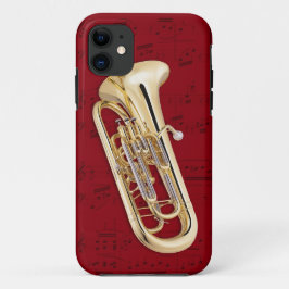 ユーフォニアム及び音楽電話箱。 一突き色 iPhone 11 ケース