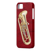 ユーフォニアム及び音楽電話箱。 一突き色 Case-Mate iPhoneケース (裏面左)