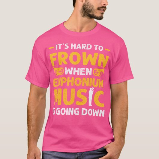 ユーフォニアム奏者ブラスオーケストラ Tシャツ (正面)