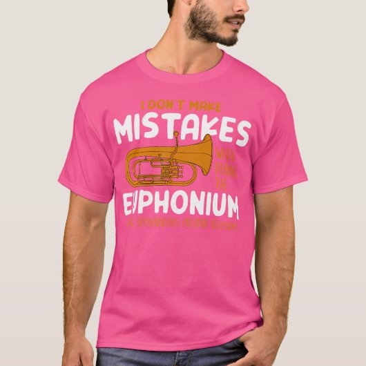 ユーフォニアム奏者 ユーモア ユーフォニアム愛好者 ギフト メンズ Tシャツ (正面)