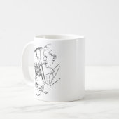 ユーフォニアム演奏者 コーヒーマグカップ (正面左)