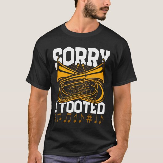 ユーフォニアム ユーフォニアム奏者 ごめんね少年 Tシャツ (正面)