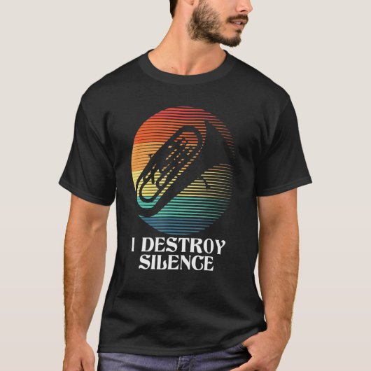 ユーフォニアム・ユーフォニウム・マーチングの沈黙を破る Tシャツ (正面)