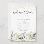 ユーフォリズム赤面&ホワイトフラワーリハーサルディナー 招待状 (正面)