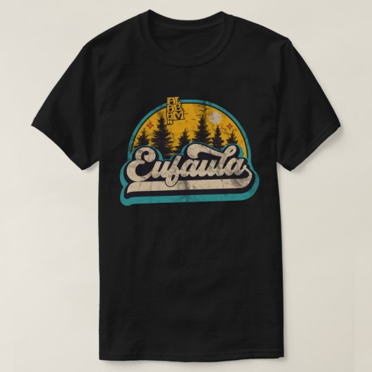 ユーフォーラ、アラバマ州 Tシャツ (デザイン正面)