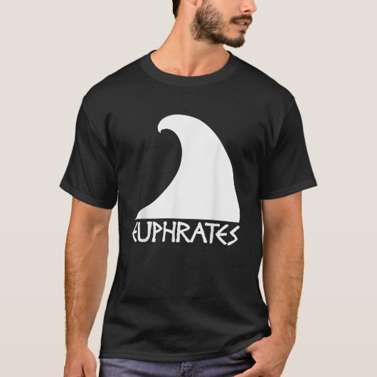 ユーフラテス川トルコイラク地域ポタモ Tシャツ (正面)