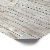 ユープラスバイシクルエイトハッピーアンティーク木製プランク ポスター (角)