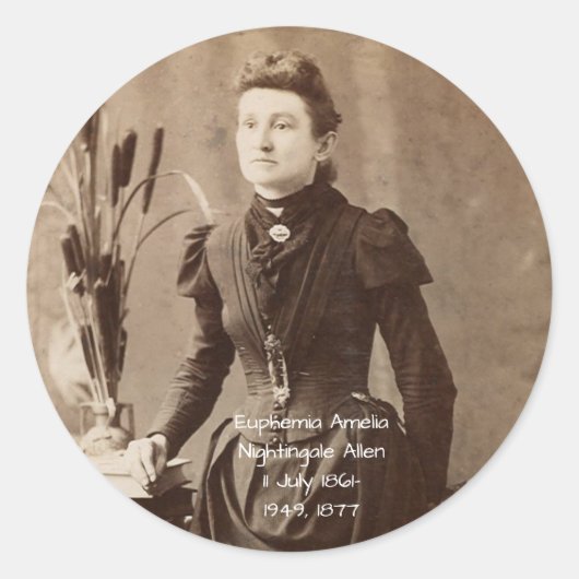 ユーヘミアアメリアナイチンゲールアレン ラウンドシール (正面)