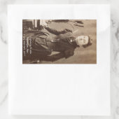 ユーヘミアアメリアナイチンゲールアレン 長方形シール (バッグ)