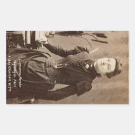 ユーヘミアアメリアナイチンゲールアレン 長方形シール