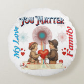 ユーマター装飾用クッション感動的- Decor ラウンドクッション (正面)