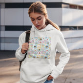 ユーミーケーキフード付きスウェットシャツ パーカ