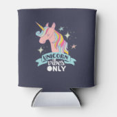 ユーモおもしろいアユニコーンVibeのみ 缶クーラー (正面)