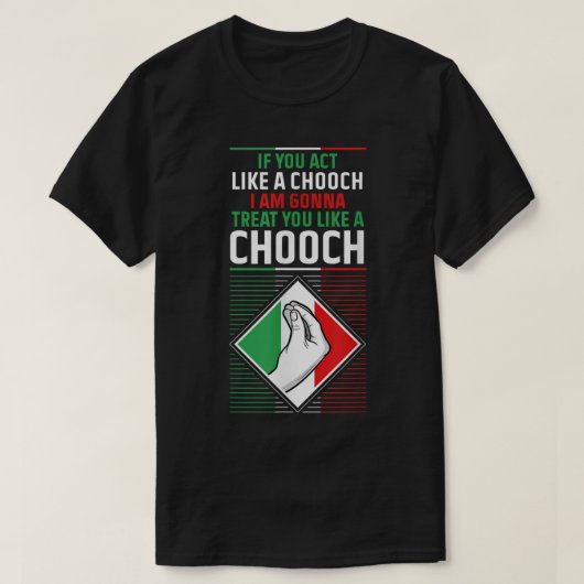 ユーモおもしろいーイタリアン引用文スラングおもしろいイタリアことわざ Tシャツ (デザイン正面)