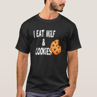 ユーモおもしろいー食べIのMilfとCookie Tシャツ