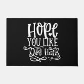 ユーモおもしろいー – 犬の毛が好きになりますように ドアマット (正面)