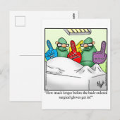 ユーモアあふれるお見舞いハガキ ポストカード (正面/裏面)