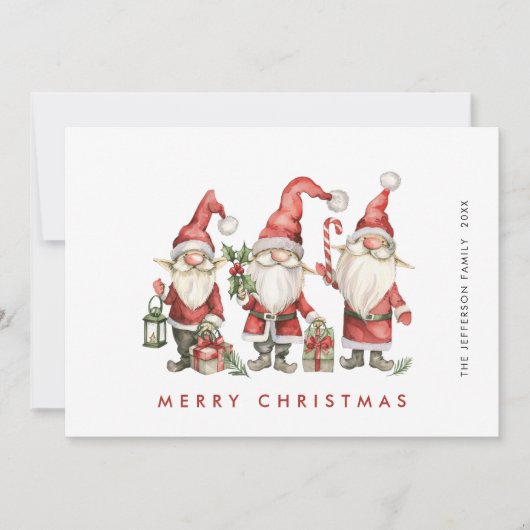 ユーモアあふれるかわいいサンタの小人たち クリスマス (正面)