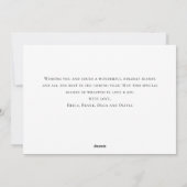 ユーモアあふれるかわいいサンタの小人たち クリスマス (裏面)