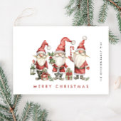 ユーモアあふれるかわいいサンタの小人たち クリスマス