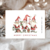 ユーモアあふれるかわいいサンタの小人たち クリスマス