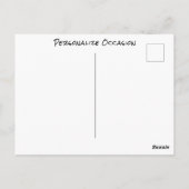 ユーモアあふれるかわいい動物のイラスト 誕生日や記念日などあらゆるシーンに ポストカード (裏面)