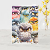 ユーモアあふれるウィットに富んだ皮肉屋のどんな場面にも使えるグリーティングカード カード (黄色い花)