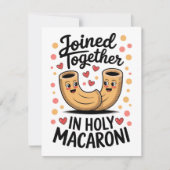 ユーモアあふれるウェディング・結婚・婚約 シーズンカード (正面)