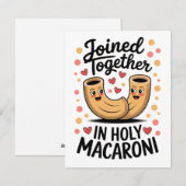 ユーモアあふれるウェディング・結婚・婚約 シーズンカード (正面/裏面)