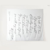 ユーモアあふれるオフィス名言ウェディングバックドロップバナー タペストリー (正面(横))