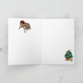 ユーモアあふれるカタルーニャのキャラクター、コガ・ティオ。カスタマイズ可能 シーズンカード (内部)