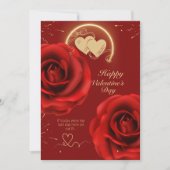 ユーモアあふれるカップルのバレンタインデーカード シーズンカード (正面)