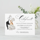 ユーモアあふれるカノッリ イタリアンウェディング 招待状 (スタンド正面)