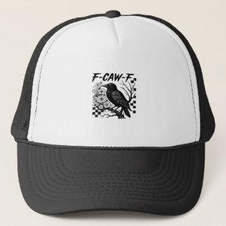 ユーモアあふれるカラス ゴシック F-Caw-F エッセンシャル キャップ