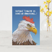 ユーモアあふれるガンお見舞い カード (黄色い花)